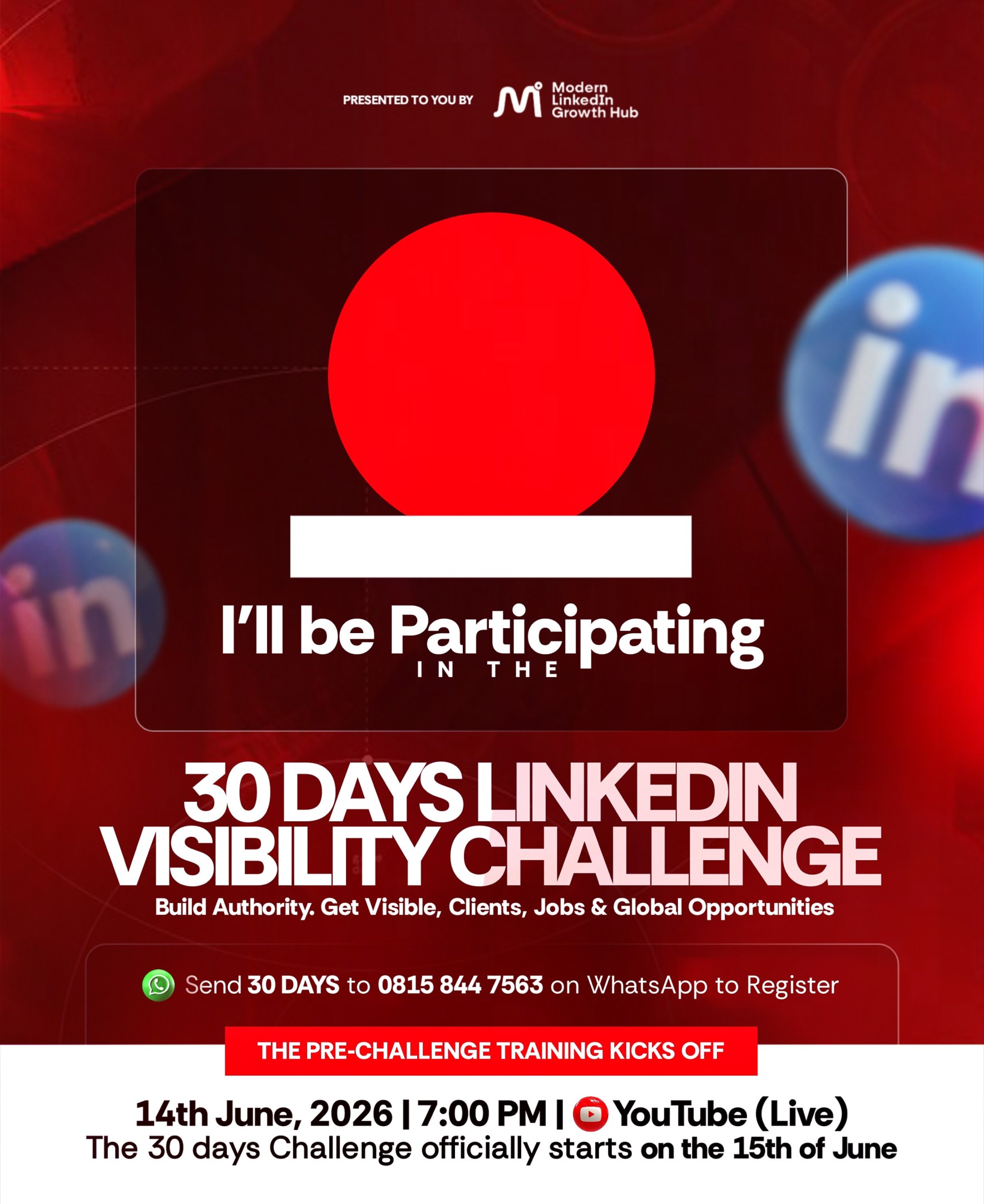 MLGH 30 Days Visibilty Challenge