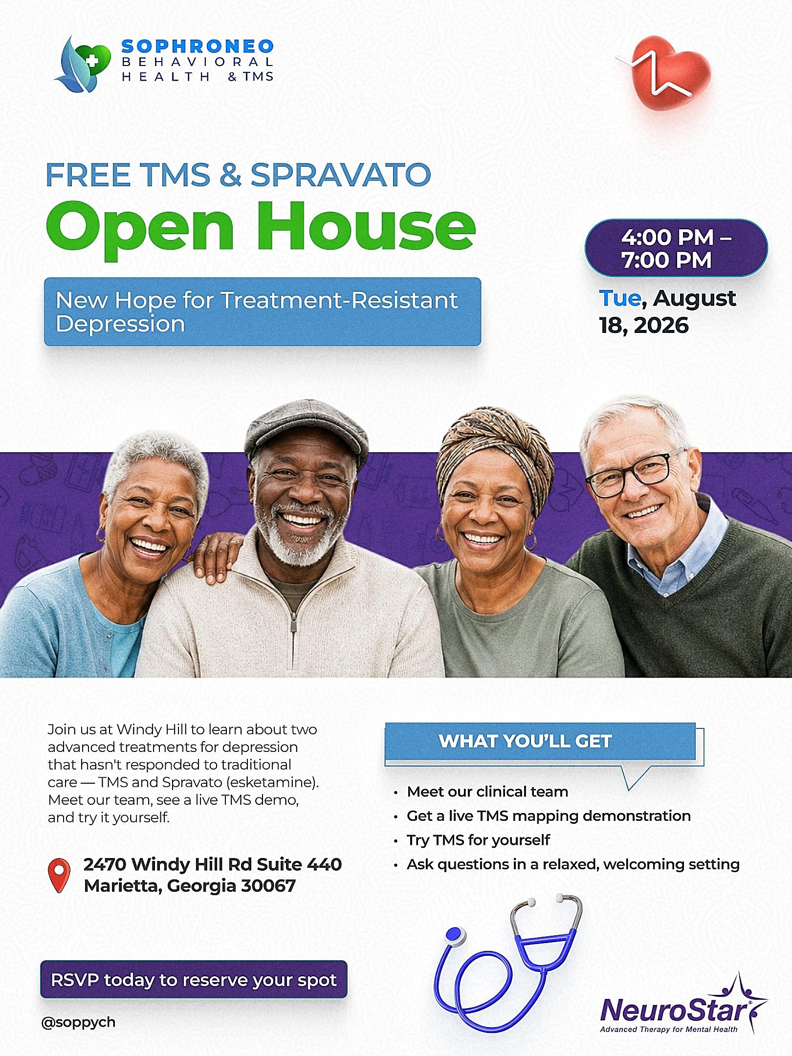 FREE TMS & Spravato Open House